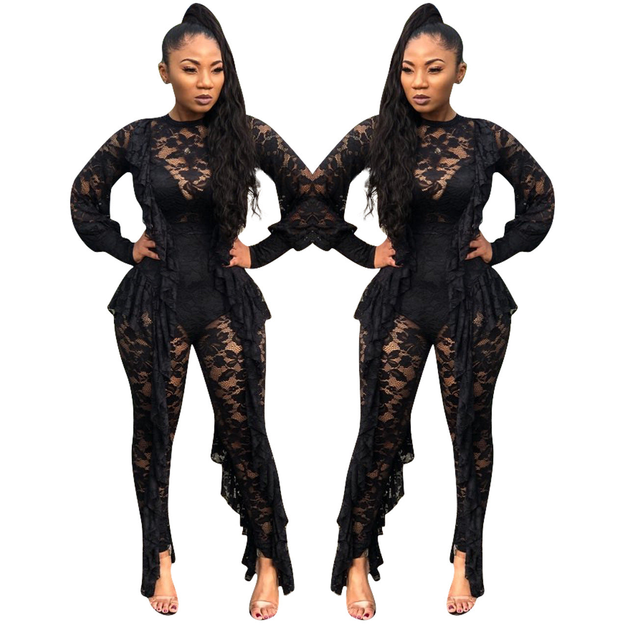 lace jumpsuit
