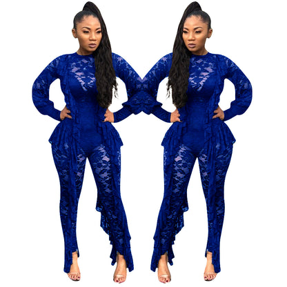 lace jumpsuit