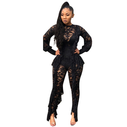 lace jumpsuit