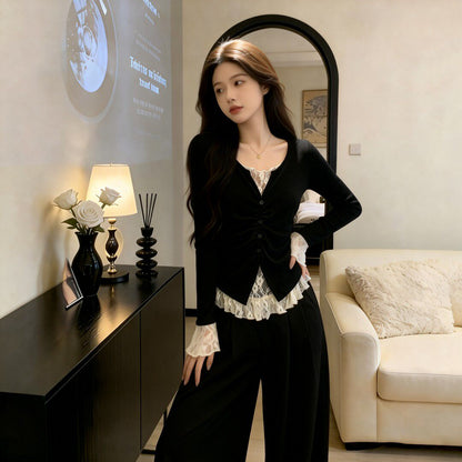 Lace long sleeve
