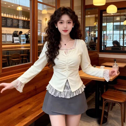Lace long sleeve