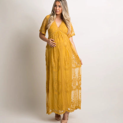 Lace Maternity Dress