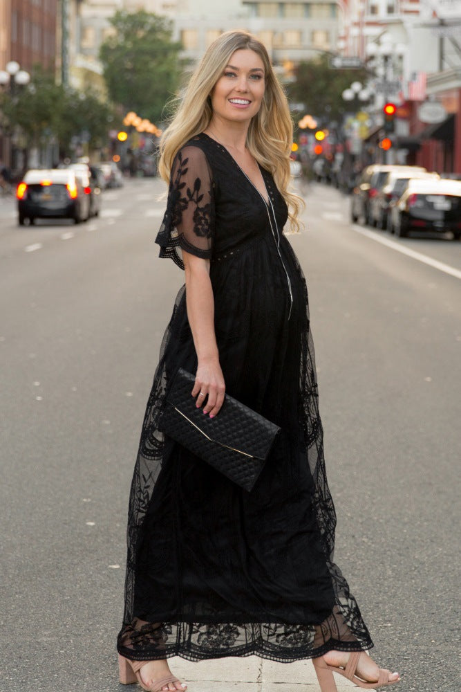 Lace Maternity Dress