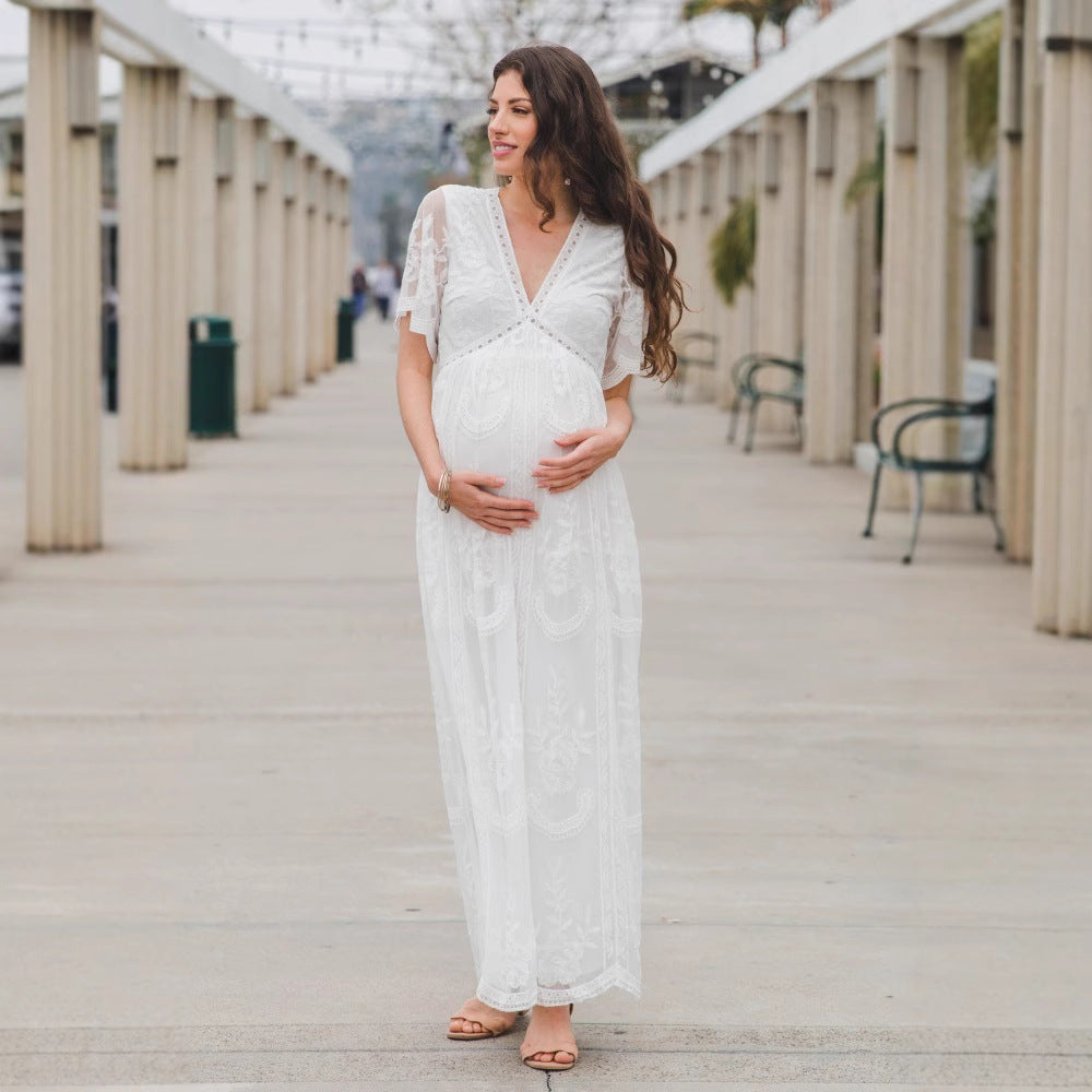 Lace Maternity Dress