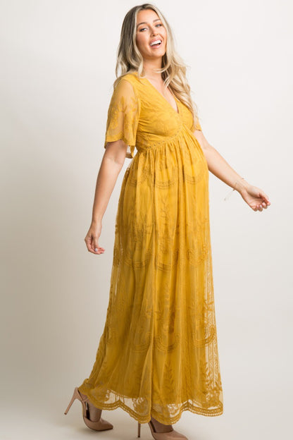 Lace Maternity Dress