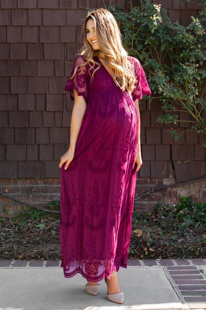 Lace Maternity Dress