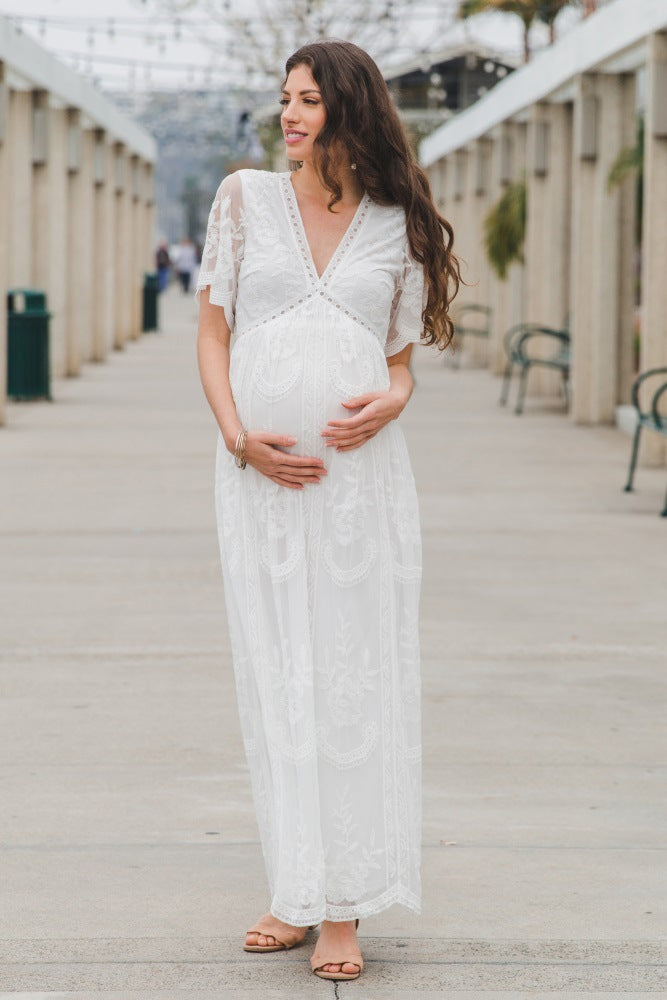 Lace Maternity Dress