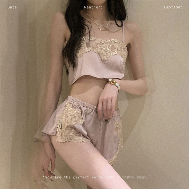 Lace nightgown set
