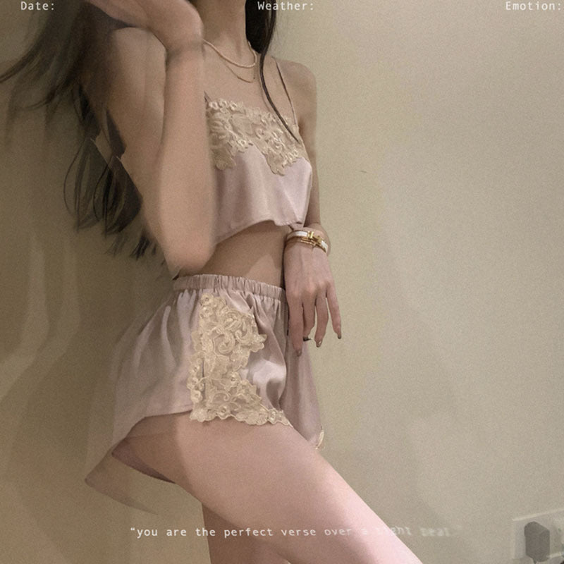 Lace nightgown set