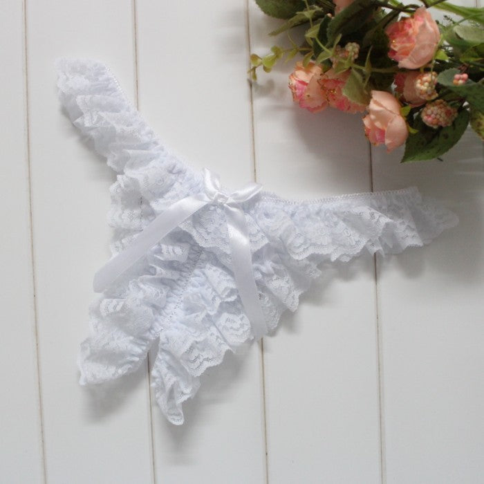 Lace Open Crotch Womens Underwear
