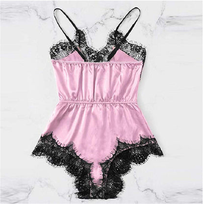Lace patchwork pajamas