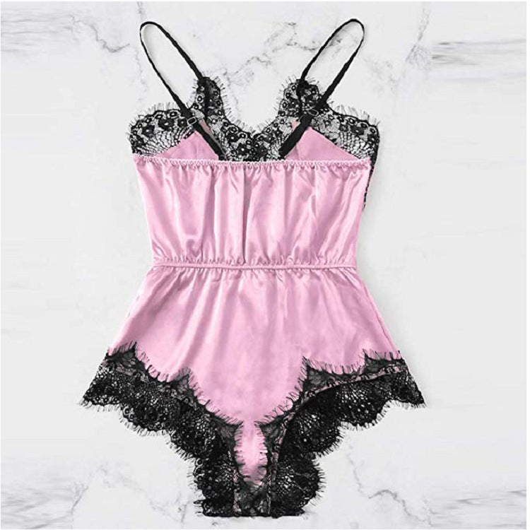 Lace patchwork pajamas