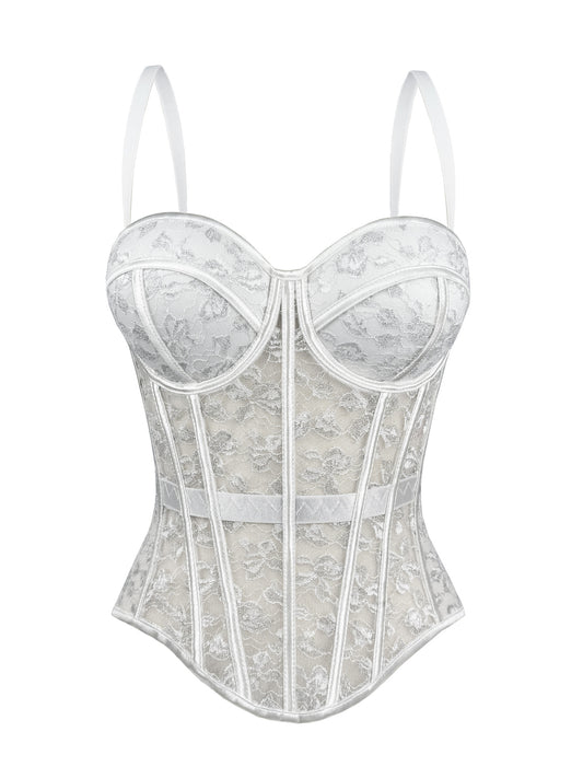 Lace Push-Up Bra with Camisole