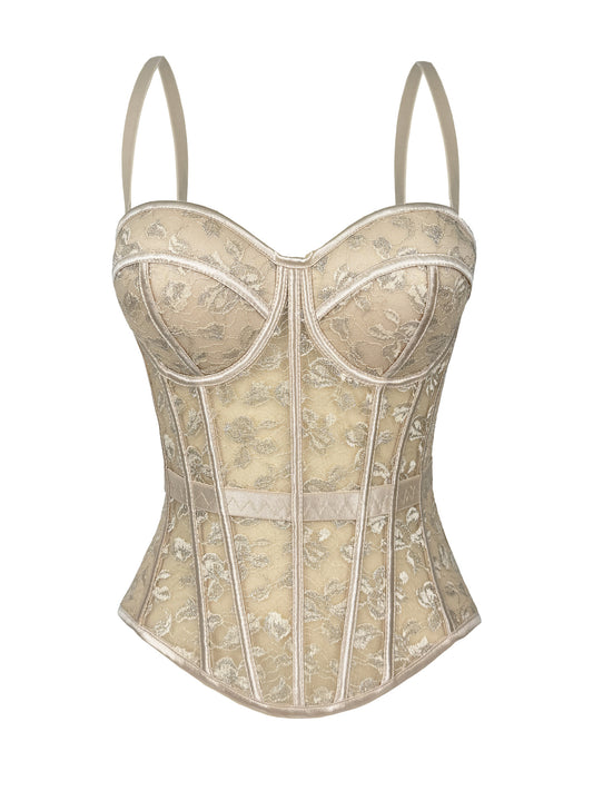 Lace Push-Up Bra with Camisole