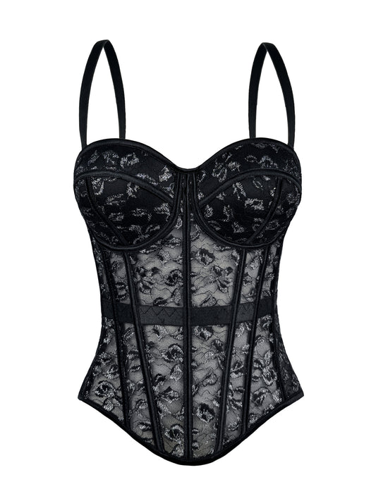 Lace Push-Up Bra with Camisole