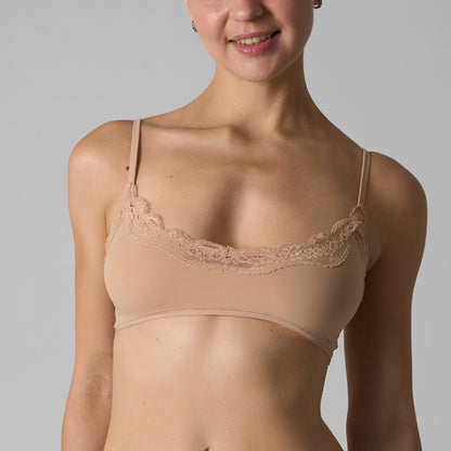 Lace Scoop Bralette Comfortable Seamless Underwear