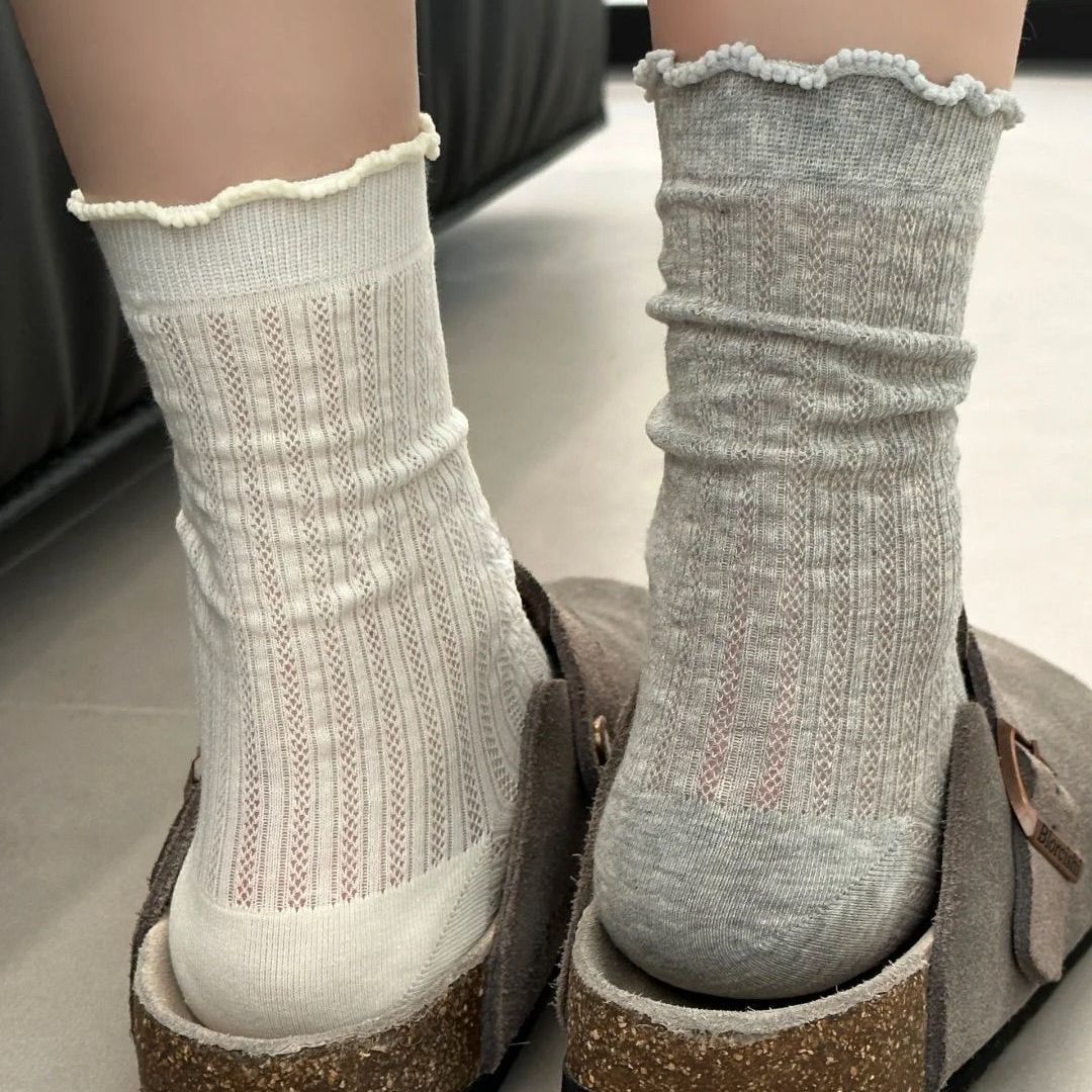 Lace Slouch Socks