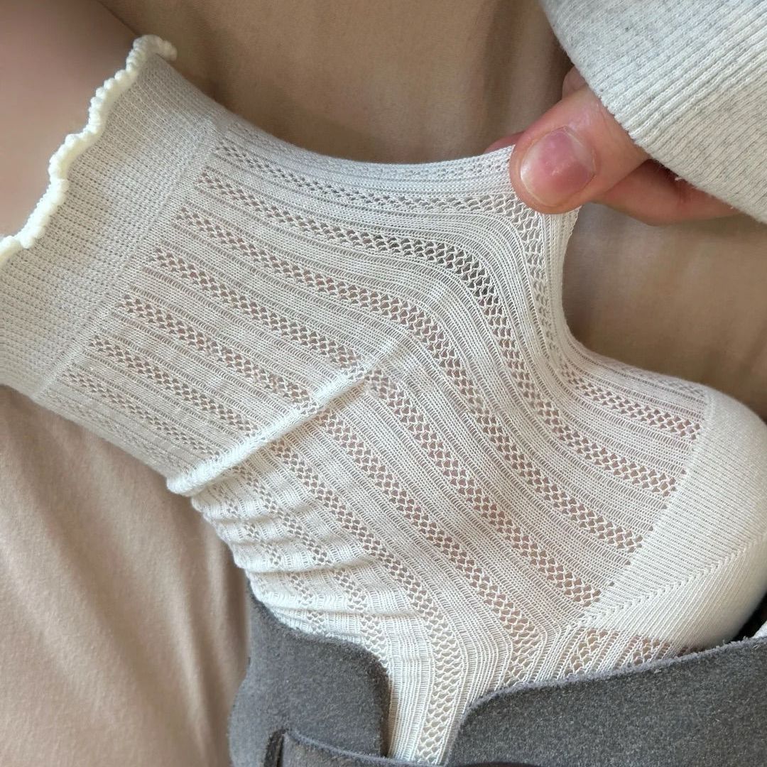 Lace Slouch Socks