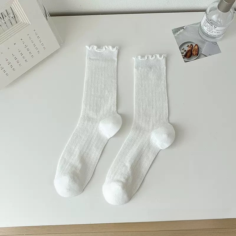 Lace Slouch Socks