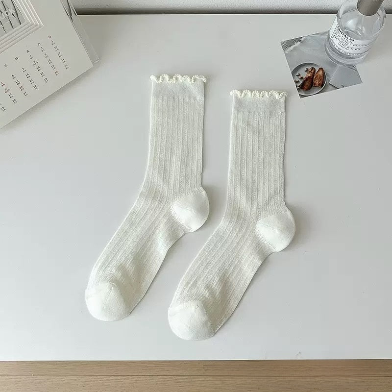 Lace Slouch Socks