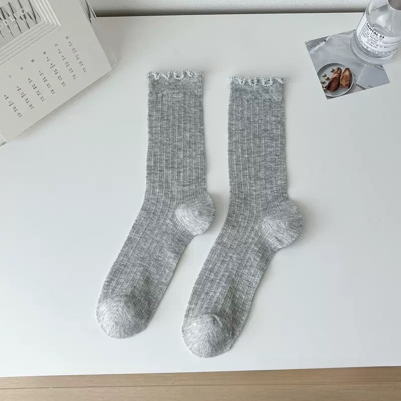 Lace Slouch Socks
