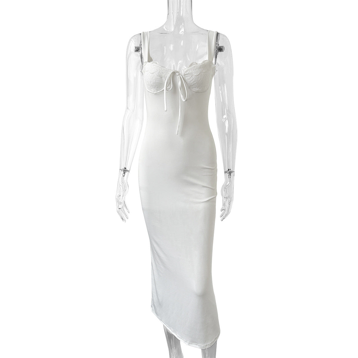 Lace Strap Slim Dress