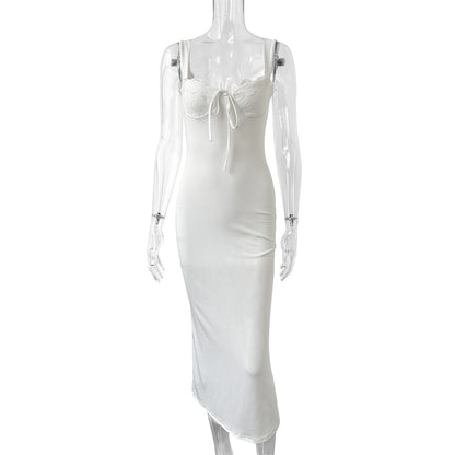 Lace Strap Slim Dress