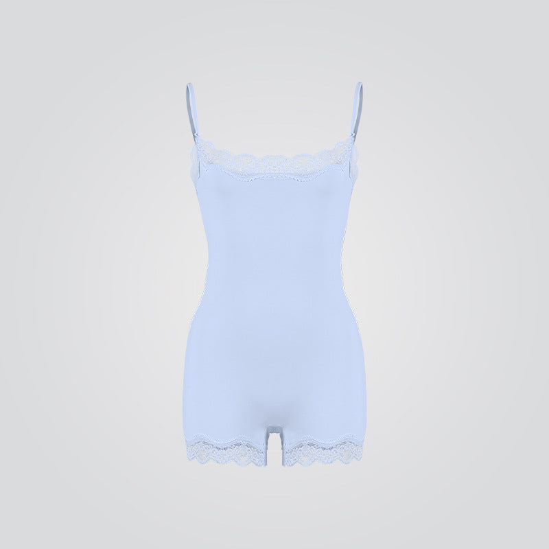Lace Strappy Cami Bodysuit