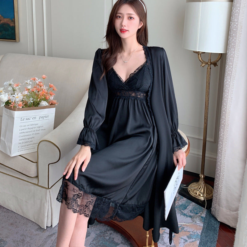 Lace thin slip dress