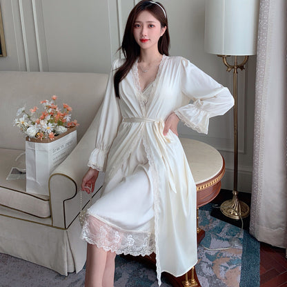 Lace thin slip dress