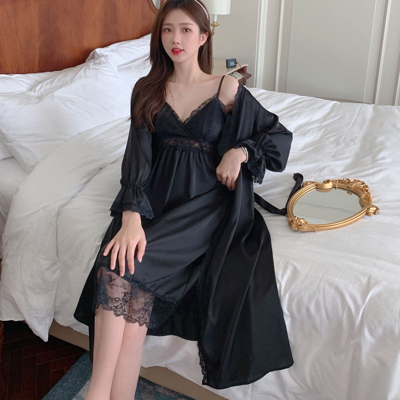 Lace thin slip dress
