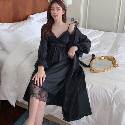 Lace thin slip dress