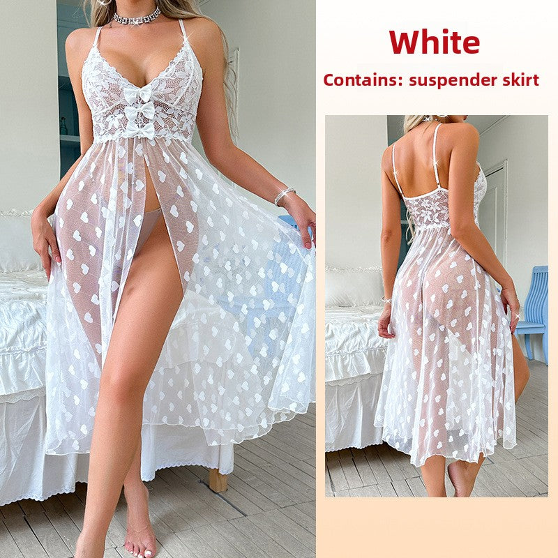 Lace Transparent Pajama Dress