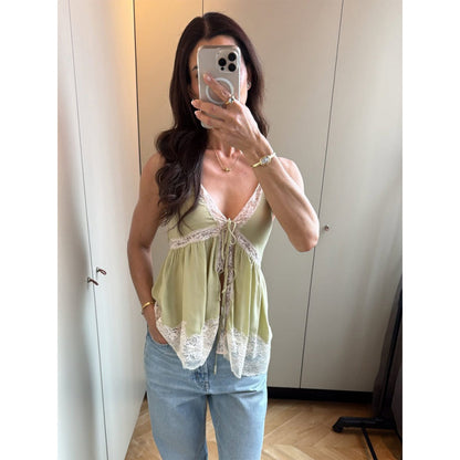 Lace Trim Camisole Top for Women