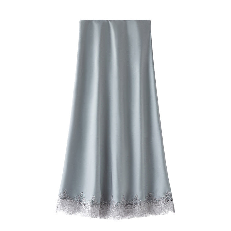 Lace-Trim Skirt