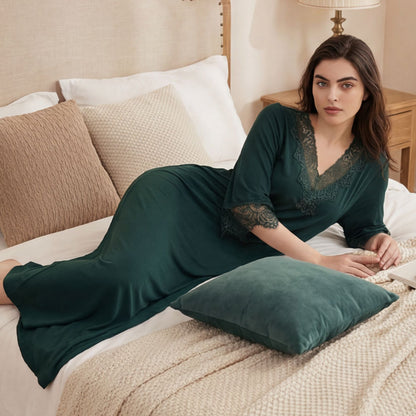 Lace Trimmed Nightgown