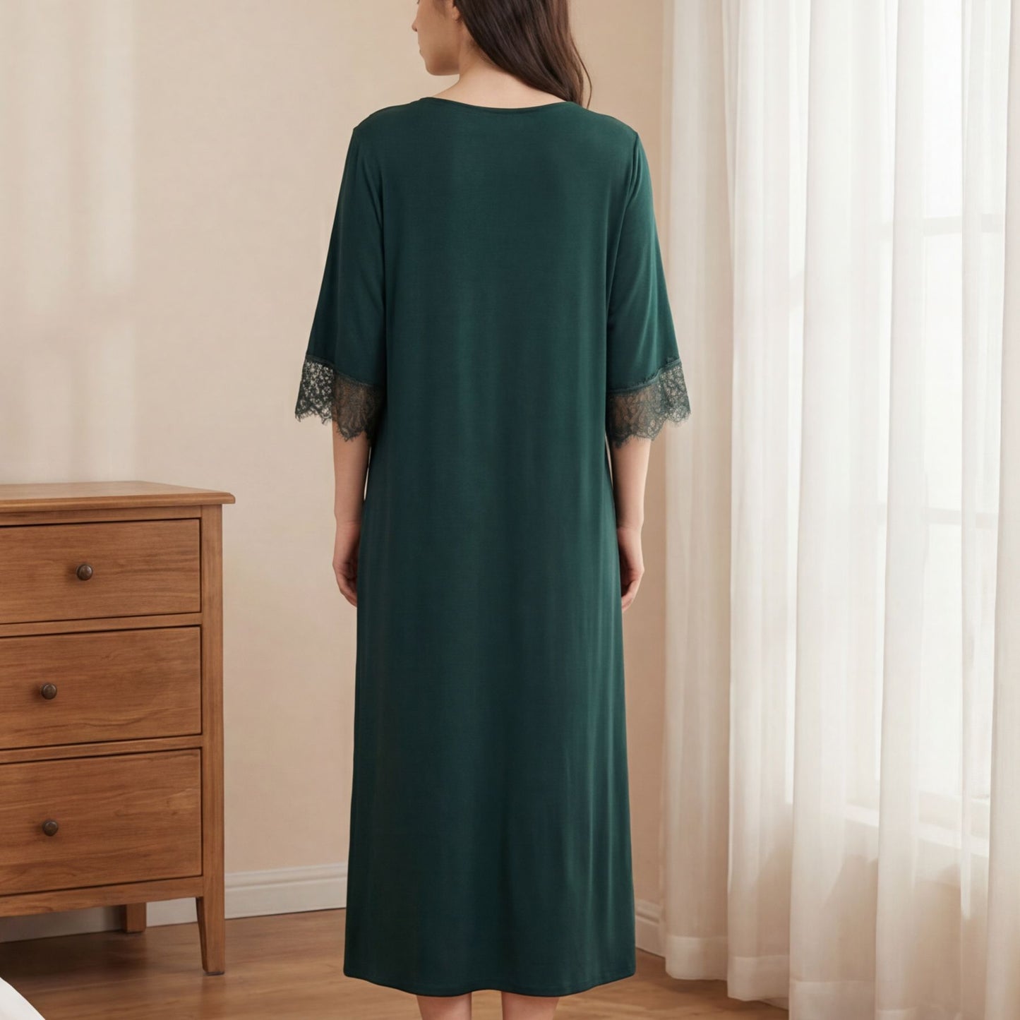 Lace Trimmed Nightgown