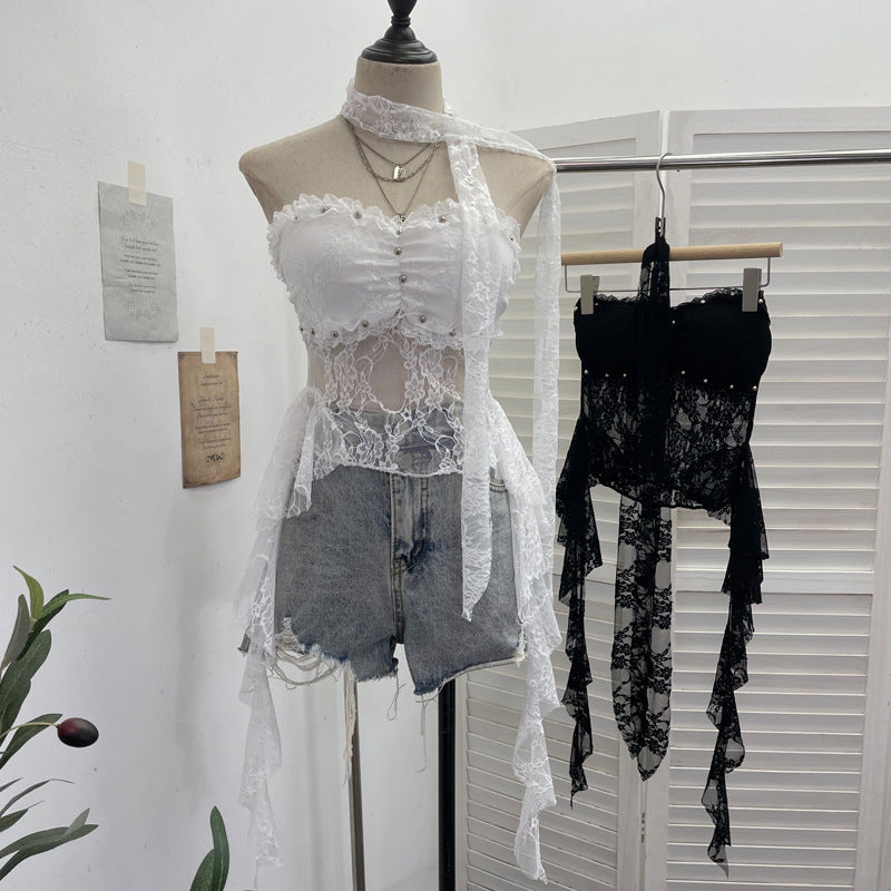 lace tube top