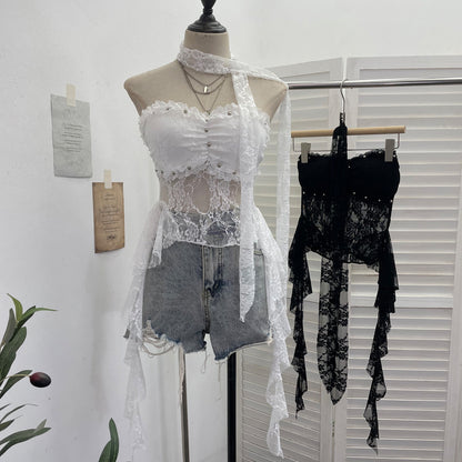 lace tube top