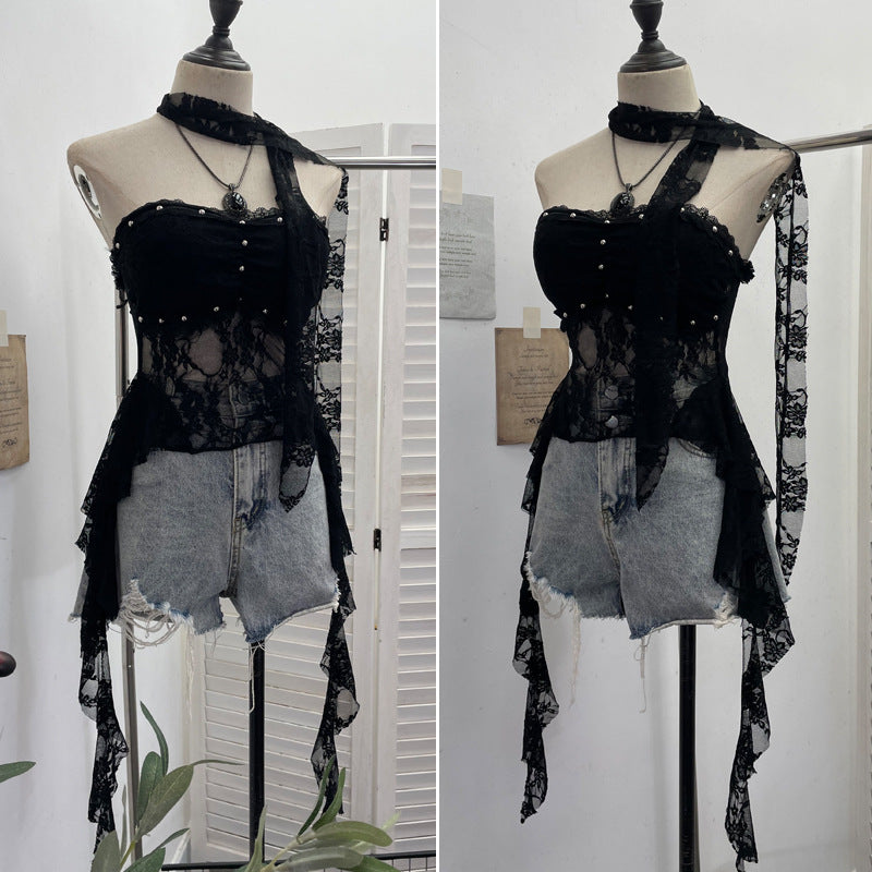 lace tube top