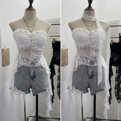 lace tube top