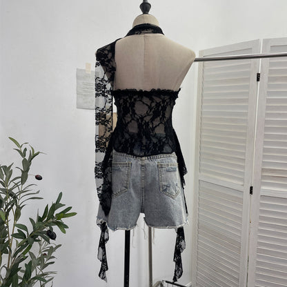 lace tube top