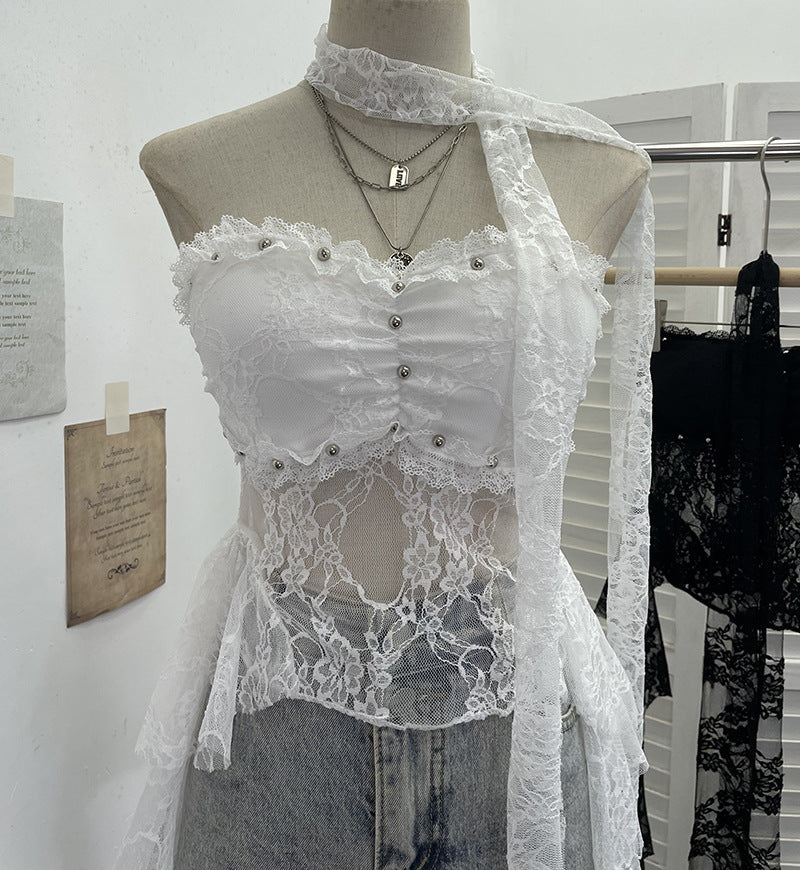 lace tube top