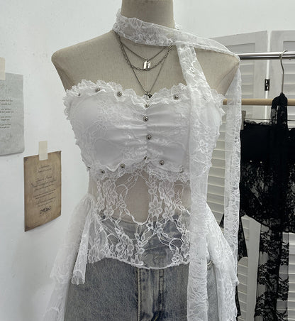 lace tube top