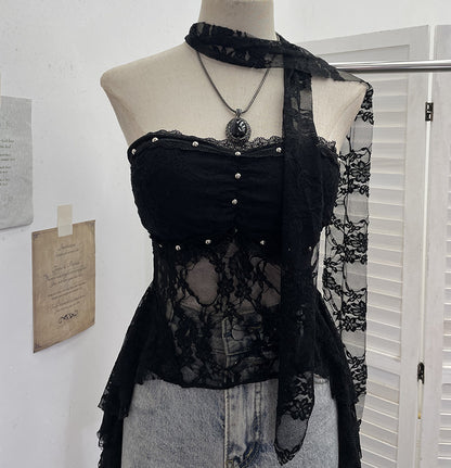 lace tube top