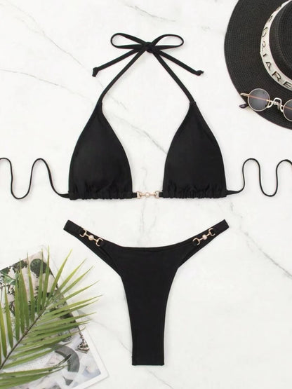 Lace-up Bikini Swimwear