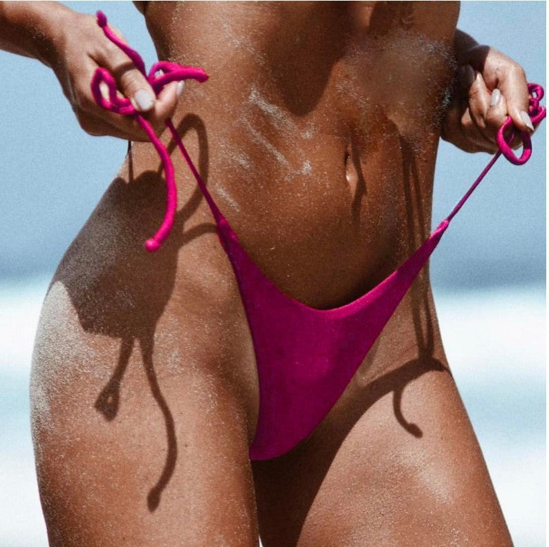 Lace-Up Swim Trunks Sport Shorts