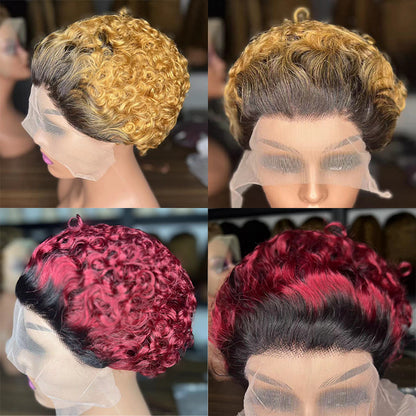 Lace wig short hair