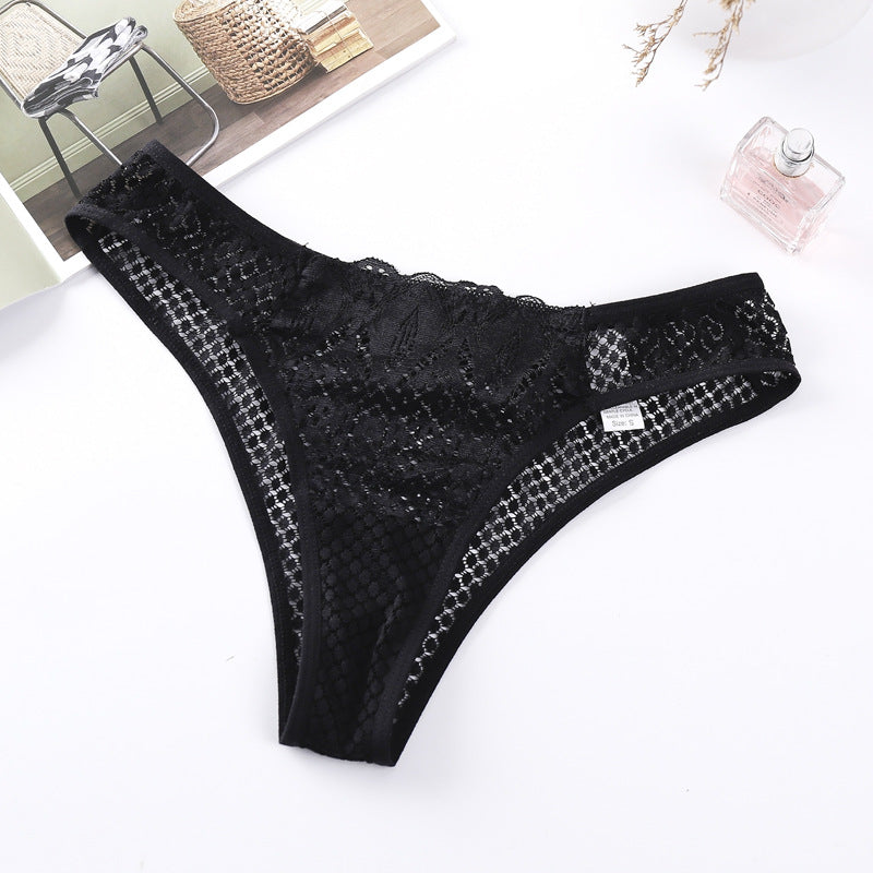 Lace Women's Underwear High-End Sexy Transparent Lace