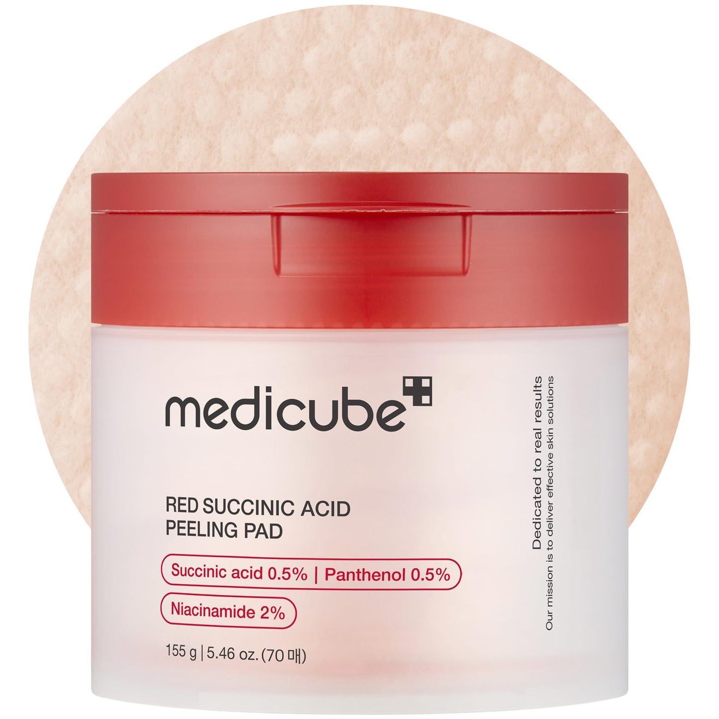 Lactic Acid Moisturizing Exfoliating Facial Cleansing Cotton Sheet